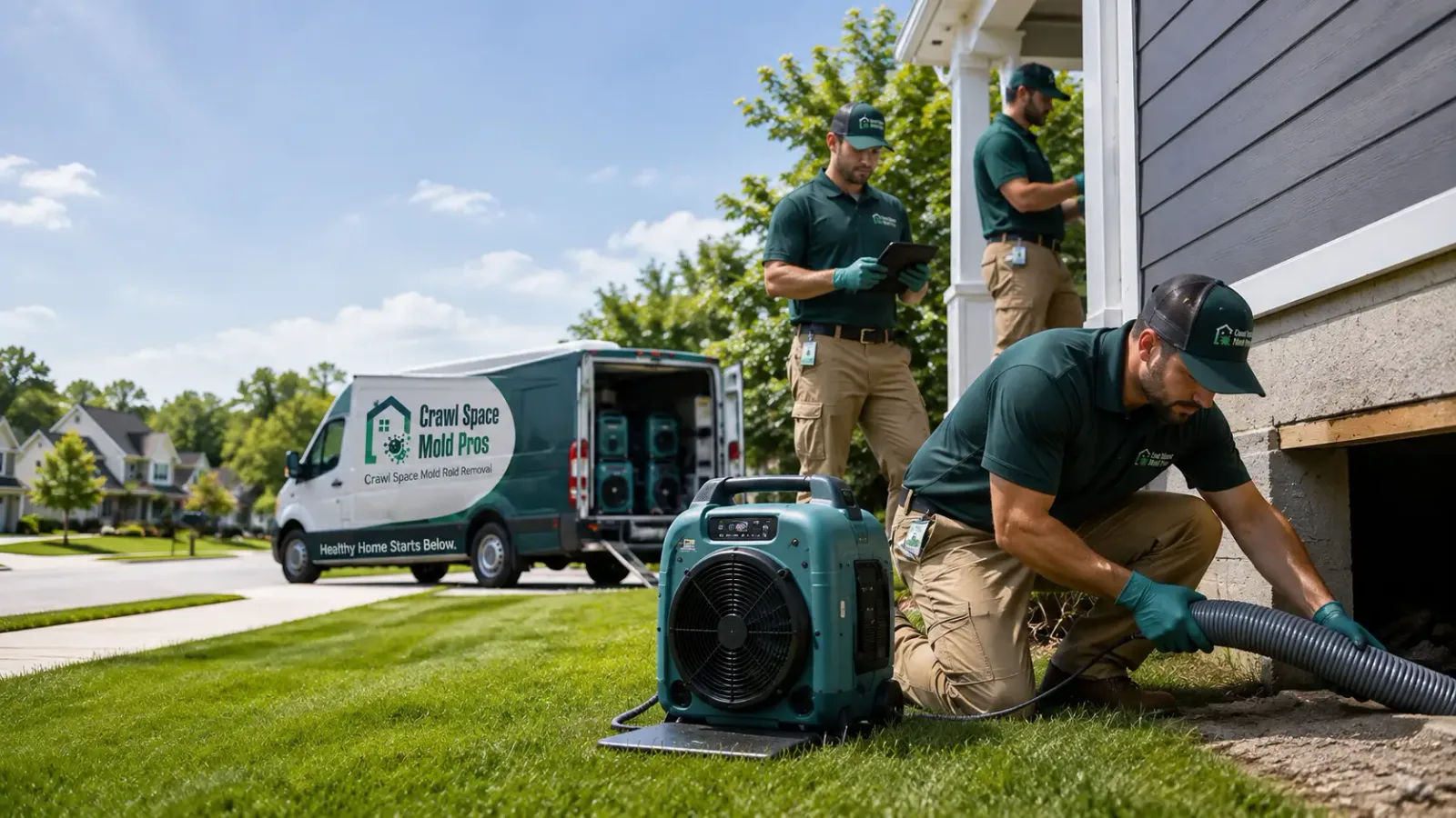 Crawl Space Mold Removal in Glenwood, MN